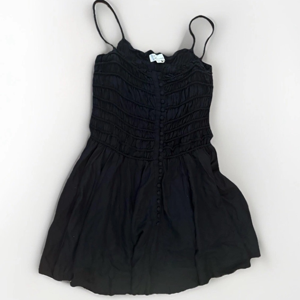 vintage havana women's black super cute sleeveless dress size xl
